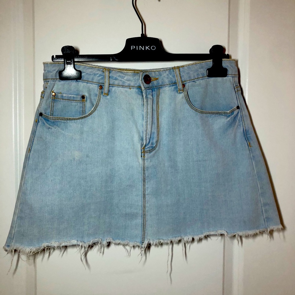 Jean Mini Skirt